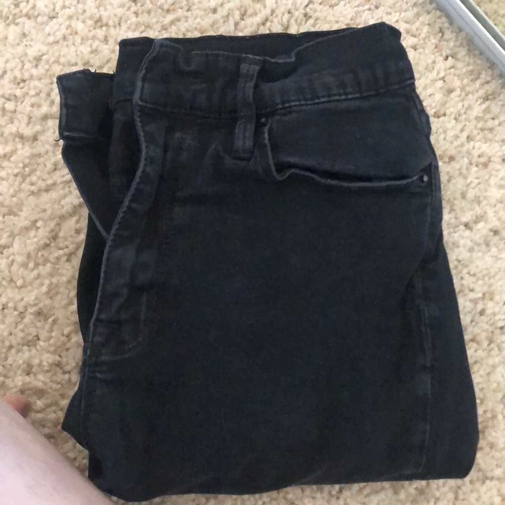 Black high rise skinny bdg